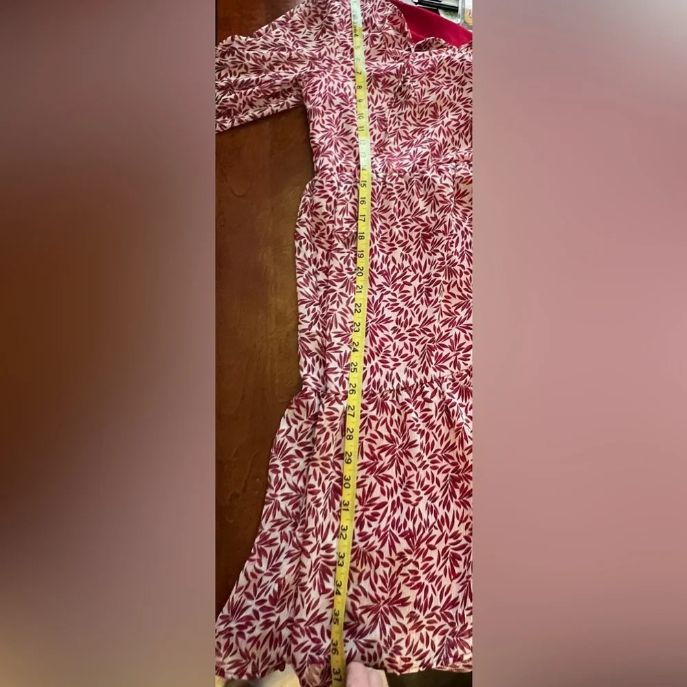 Stitch by Chenault Tiered Floral Red Dress size M? - Picture 7 of 7